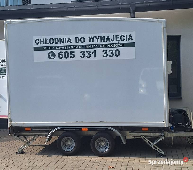 Chlodnia przyczepka przyczepa mobilna komunia Lublin sprzedam