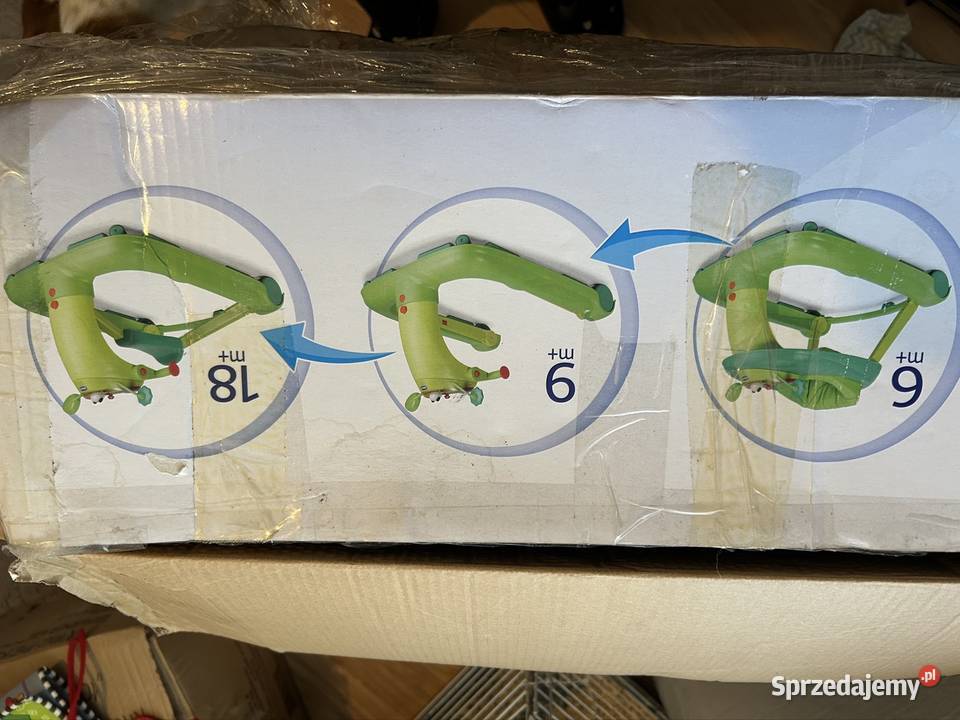 Chodzik Pchacz Jeździk 3w1 Chicco 123 zielony sprzedam