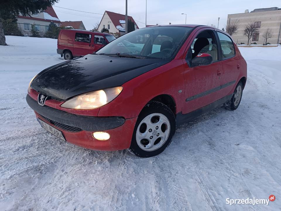 Peugeot 206 14 benzyna 2003r nieuszkodzony Giżycko