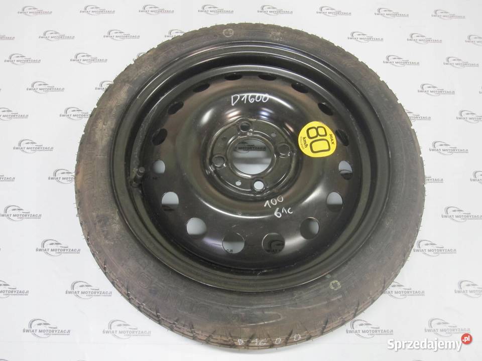 NISSAN koło dojazdowe 1257015 95M 4x100 ET40