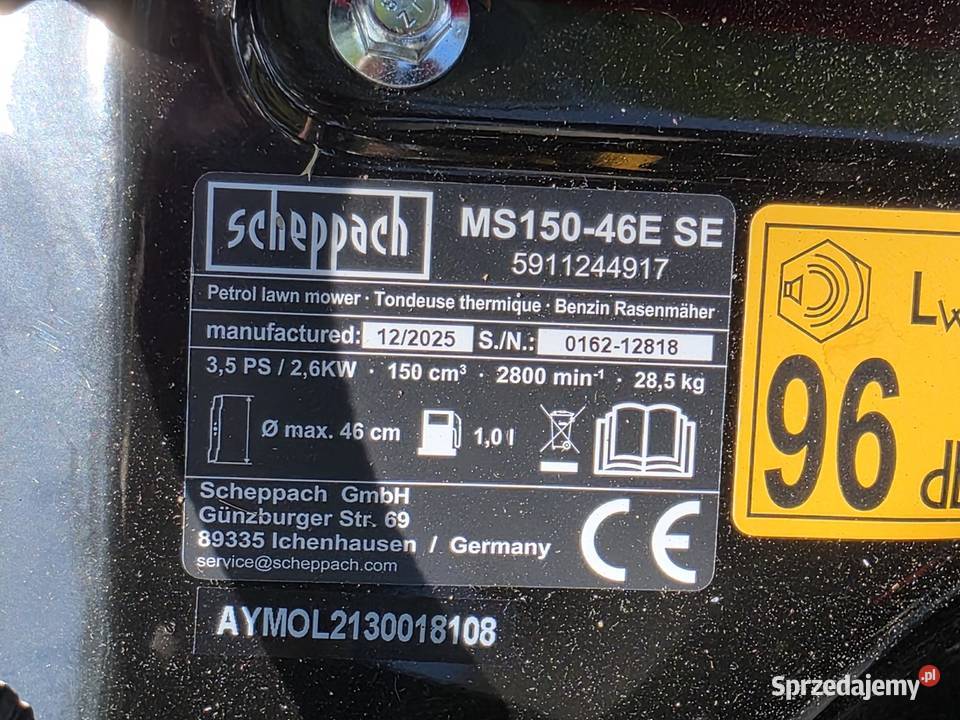Kosiarka scheeph Ogród Chorki