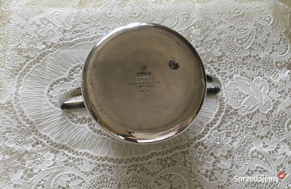 Cukiernica posrebrzana Kraków