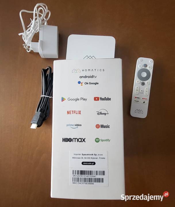 Homatics Android Smart Tv Box R 4K Android 11 Szczecin