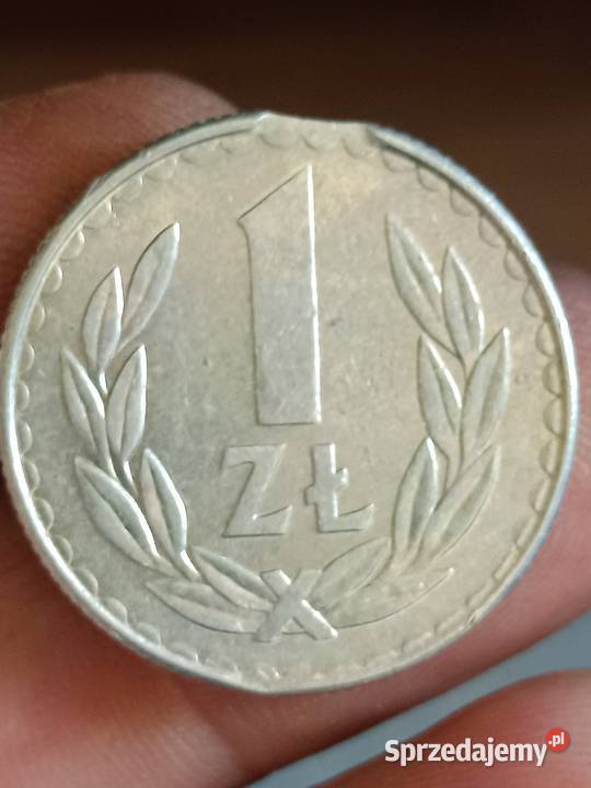 Sprzedam monete 1 zloty 1987 odkroj blachy gggg Numizmatyka Chełm