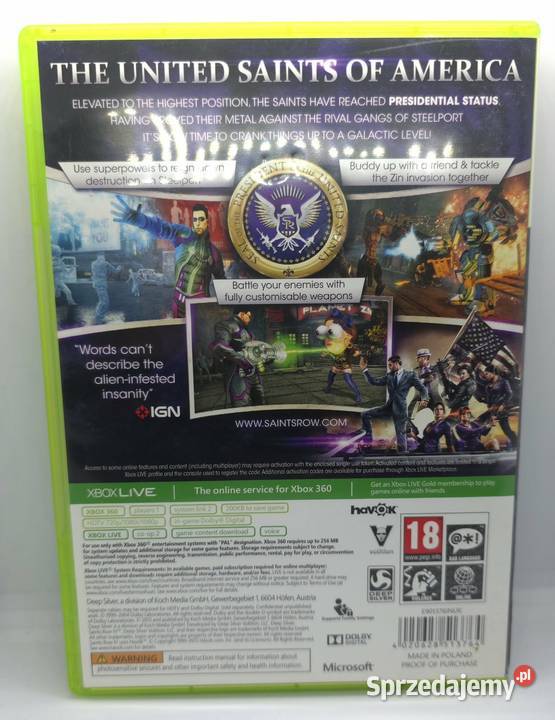 Gra Saints Row IV Xbox 360 Xbox360