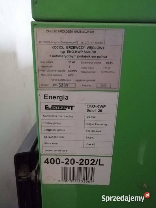 Elektromet EKOKWP Solei 20 Kw Piec ekogroszek z Chynów