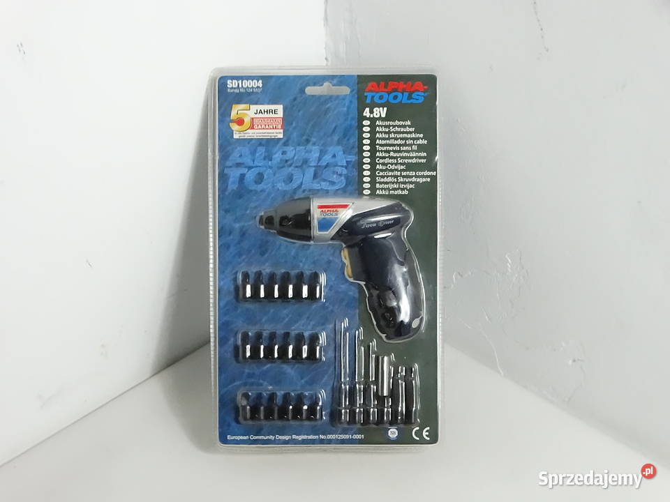 Nowy Wkrętak Akumulatorowy Alpha Tools SD10004 Biłgoraj