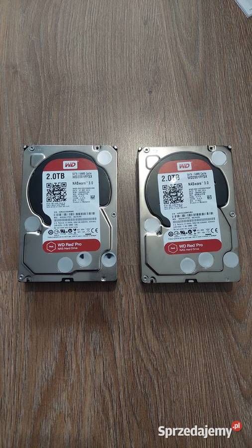 Dysk HDD NAS WWD RED Pro 2TB WD2001FFSX zewnętrzny Jaworzno