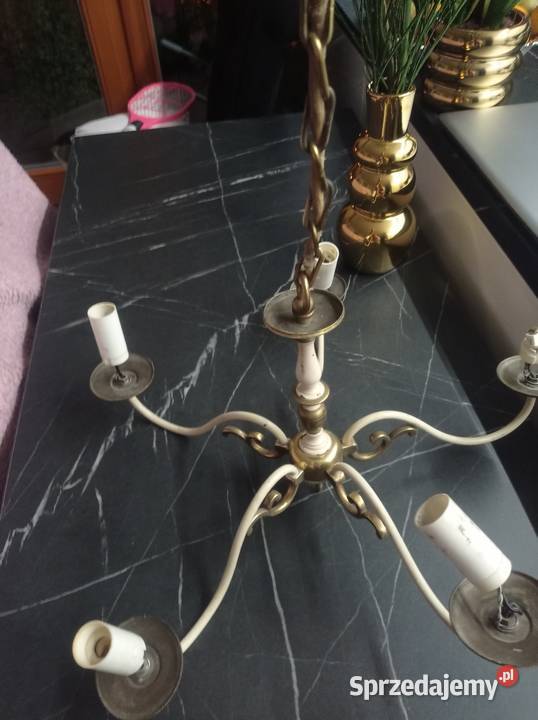 Stary żyrandol do renowacji Antykwariat Szczecin