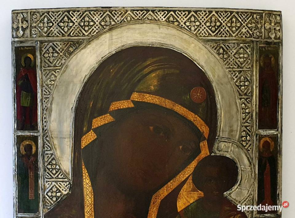 Ikona Matka Boża Kazańska XIXw 0172 Warszawa