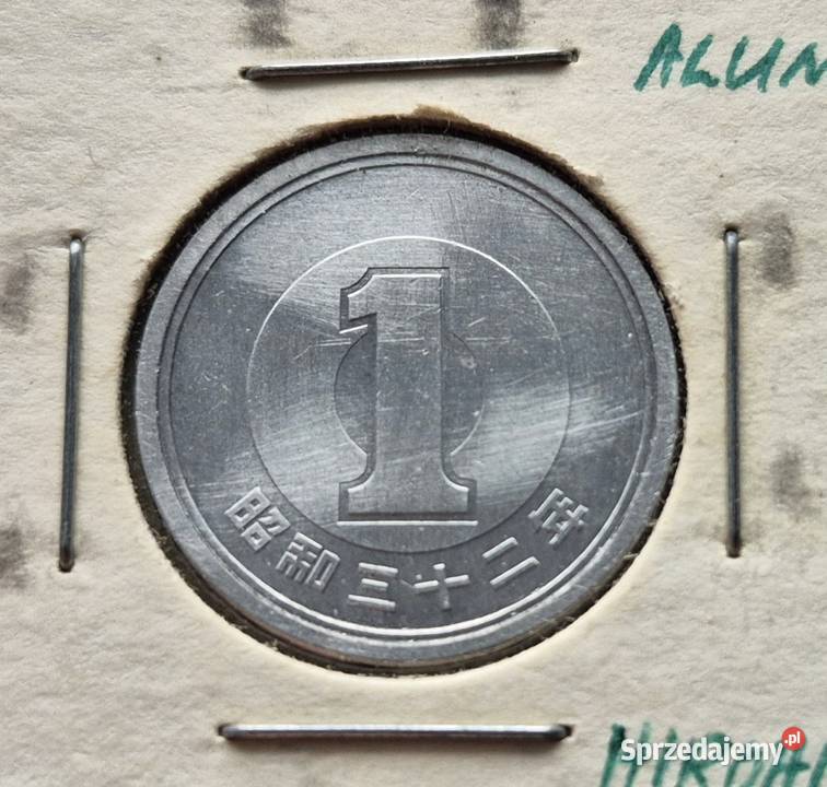 C6 JAPONIA 1 Yen 1955 r Wola Kruszyńska