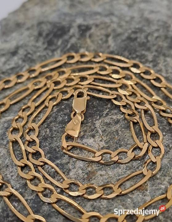 Złoty łańcuszek splot Figaro Pr585 złoto Gołdap