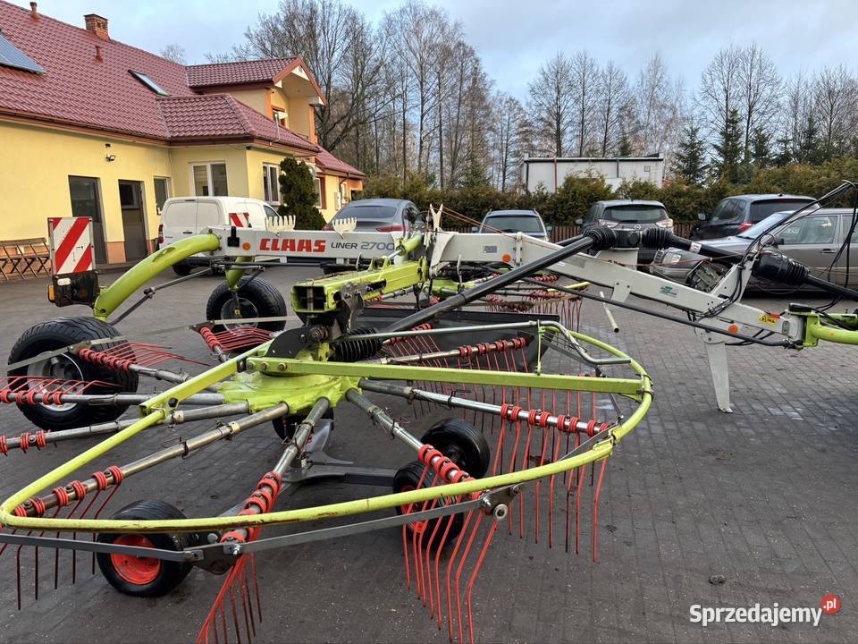 Zgrabiarka 2 karuzelowa Claas Liner 2700 680740m Myszyniec sprzedam