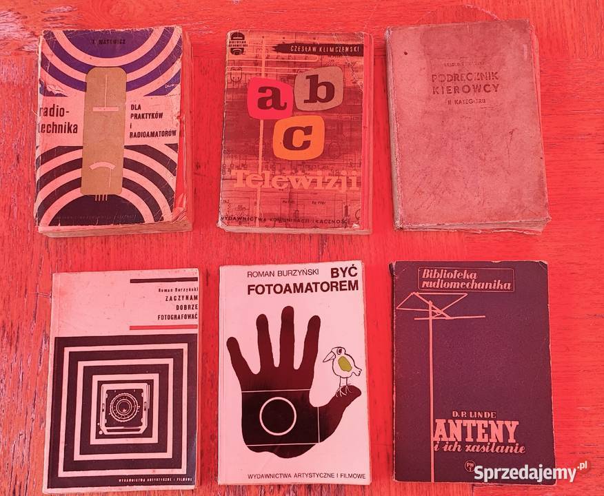 Stare książki instrukcje poradniki Kraków