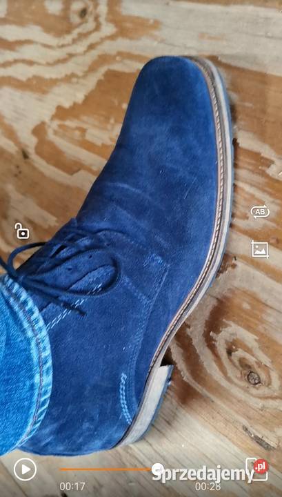 Eleganckie Buty firmowe Skóra Naturalna ZAMSZ 44 inna Pozostałe Łask