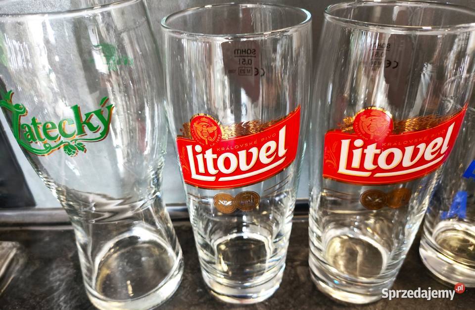 LITOVEL ABSOLUT ZATECKY szklanki 6 Olsztyn