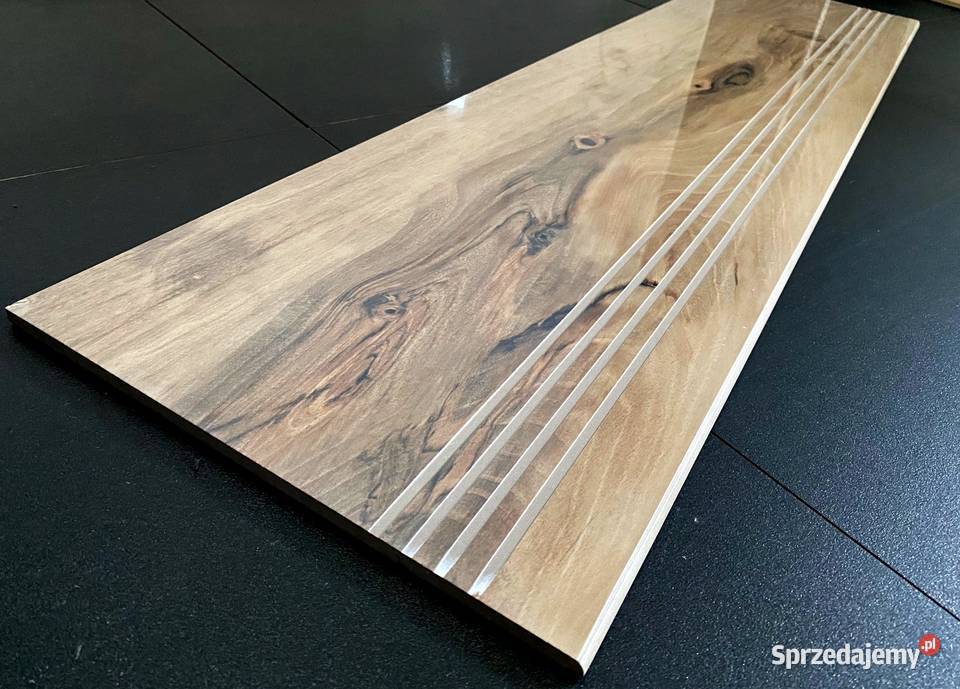 Płytki drewnopodobne na schody stopnice 120x30 łódzkie Łask