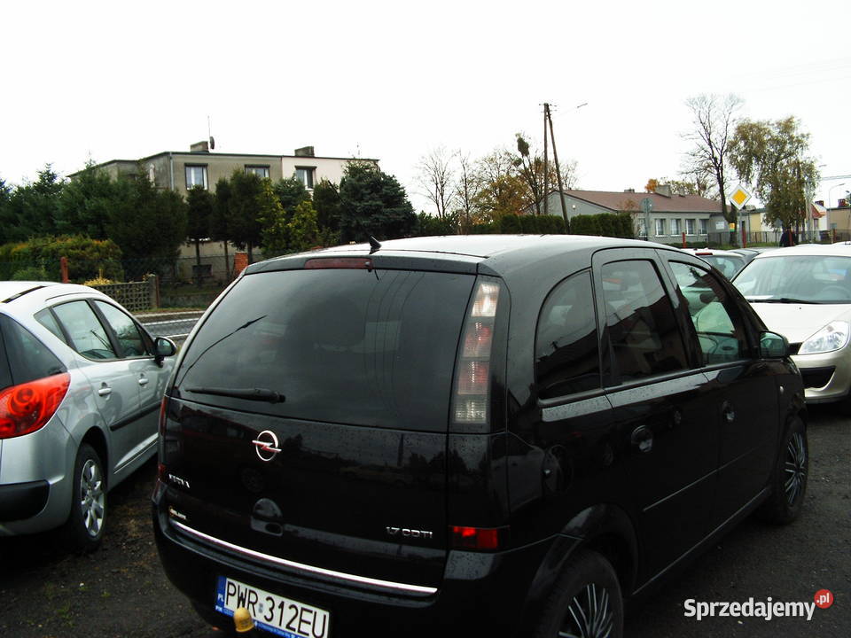 Opel Meriva 17 CDTI 2007 r doinwestowany Hatchback Meriva Września