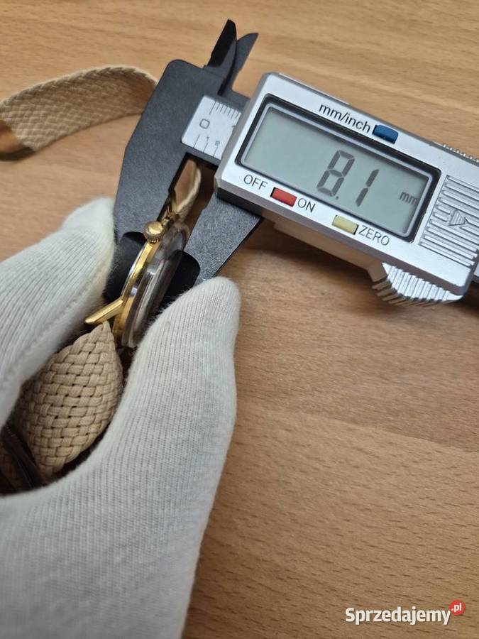 Zegarek złocony Łucz slim garniturowiec śląskie Chorzów