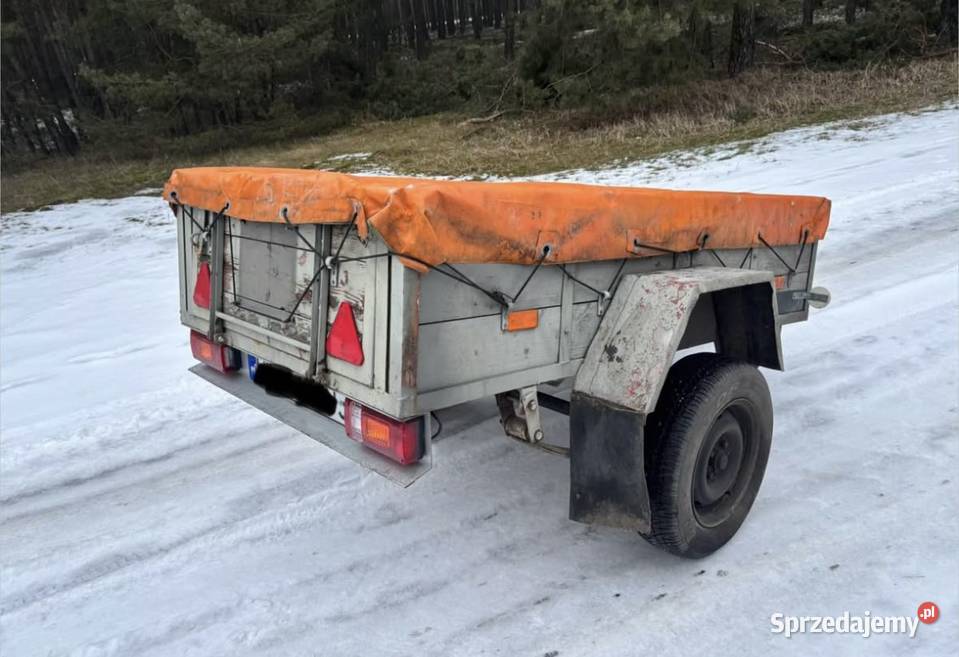 Przyczepka przyczepa samochodowa lekka SAM Gizałki