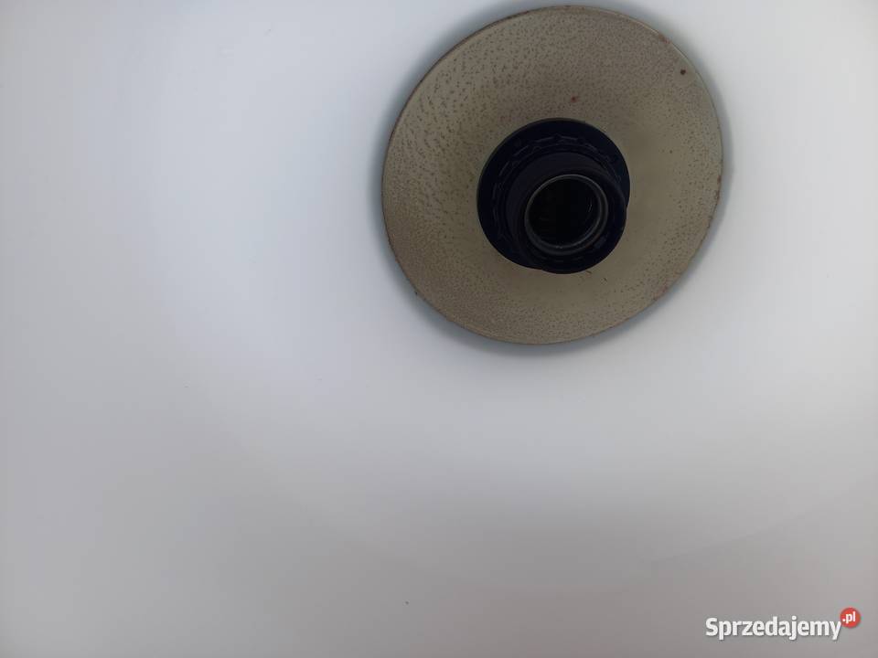 Żyrandol ze szklanym kloszem Metalowy Drewniany Lampy wiszące Gawroniec sprzedam