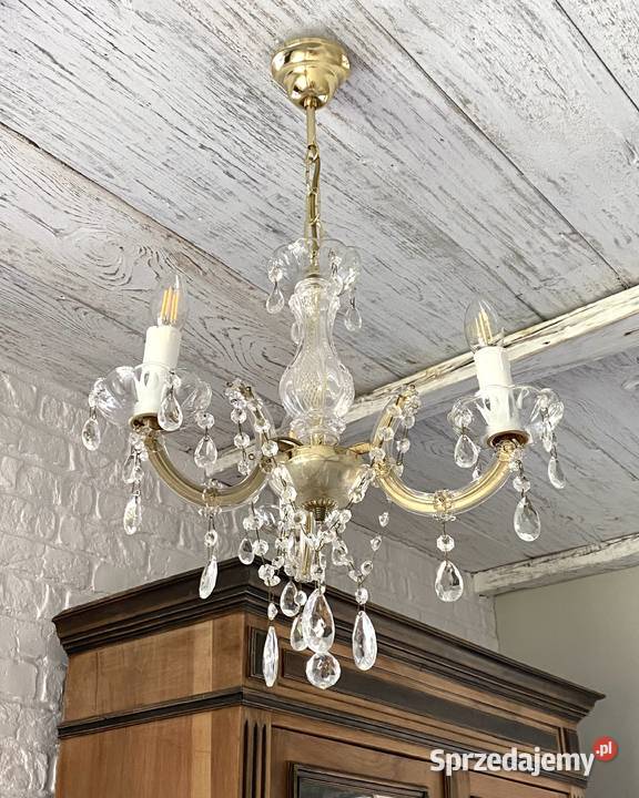 Francuski Żyrandol Vintage 8 Francja 3ram Lampy Poznań