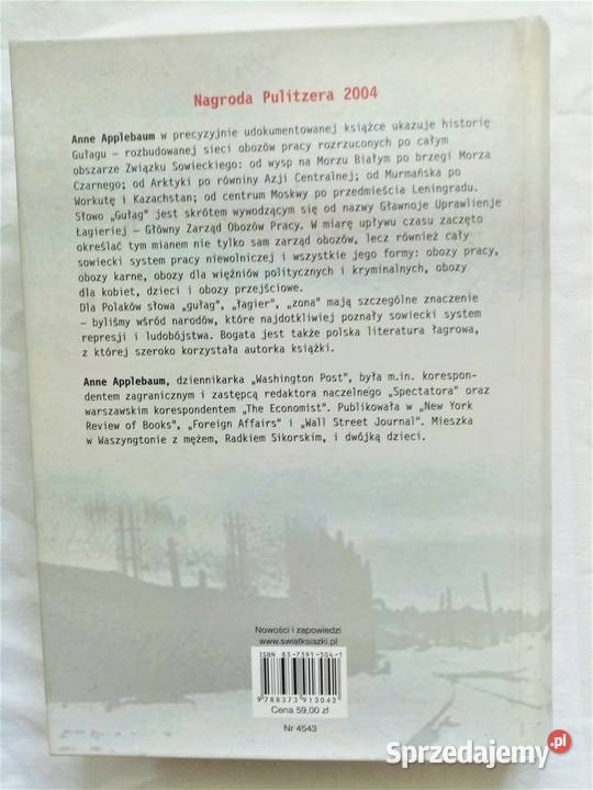 Gułag Anne Applebaum Książka o łagrach lektura Katowice