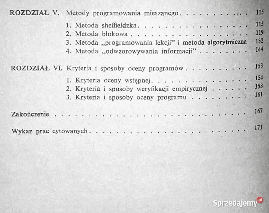 Metody programowania dydaktycznego Czesław Pozostałe lubelskie Chełm