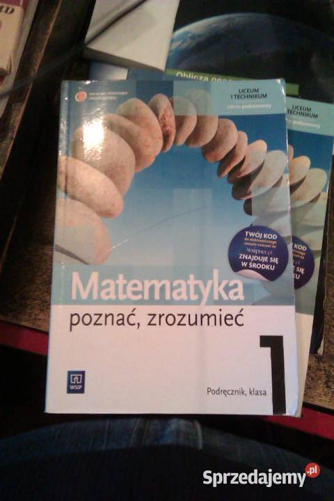 Matematyka poznać zrozumieć podstawa Antykwariat Warszawa