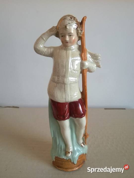 Stara Figurka Porcelanowa Niemcy Narciarka Radom