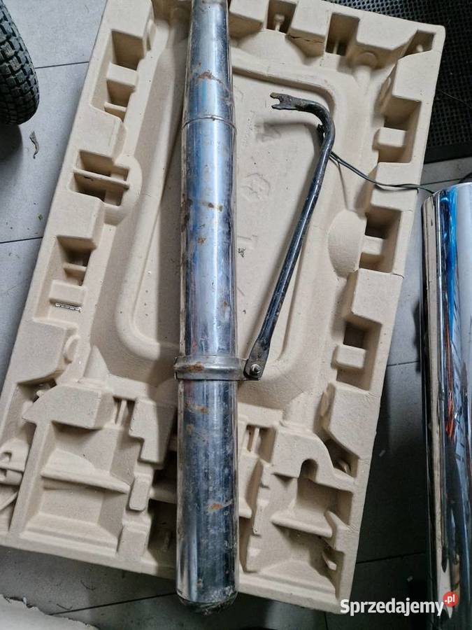 Simson oryginalny tłumik kolanko nakrętka Wola Dębińska