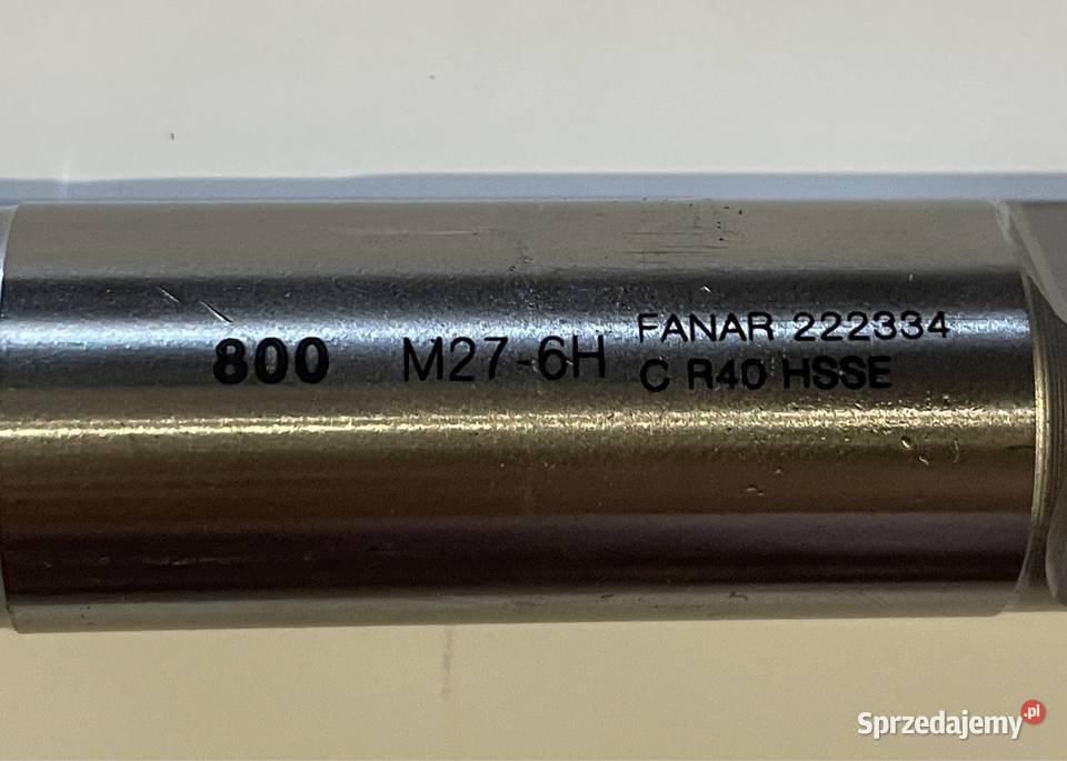 Gwintownik 376 M27 6H R40 SE 800 FANAR Czarnożyły