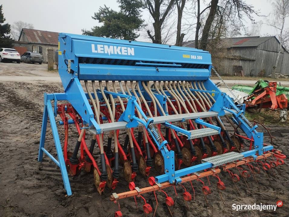 Siewnik 3 metrowy talerzowy nadbudowany LEMKEN Nowa Wieś