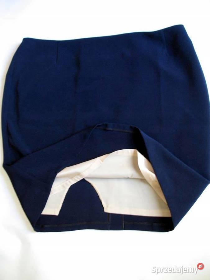 Spódnica elegancka Granatowa 50 5XL biodra 120 Siedlce sprzedam
