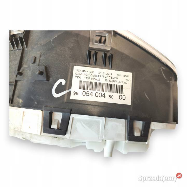 LICZNIK ZEGARY 9805400480 Peugeot 208 I 16 EHDI Chełm sprzedam
