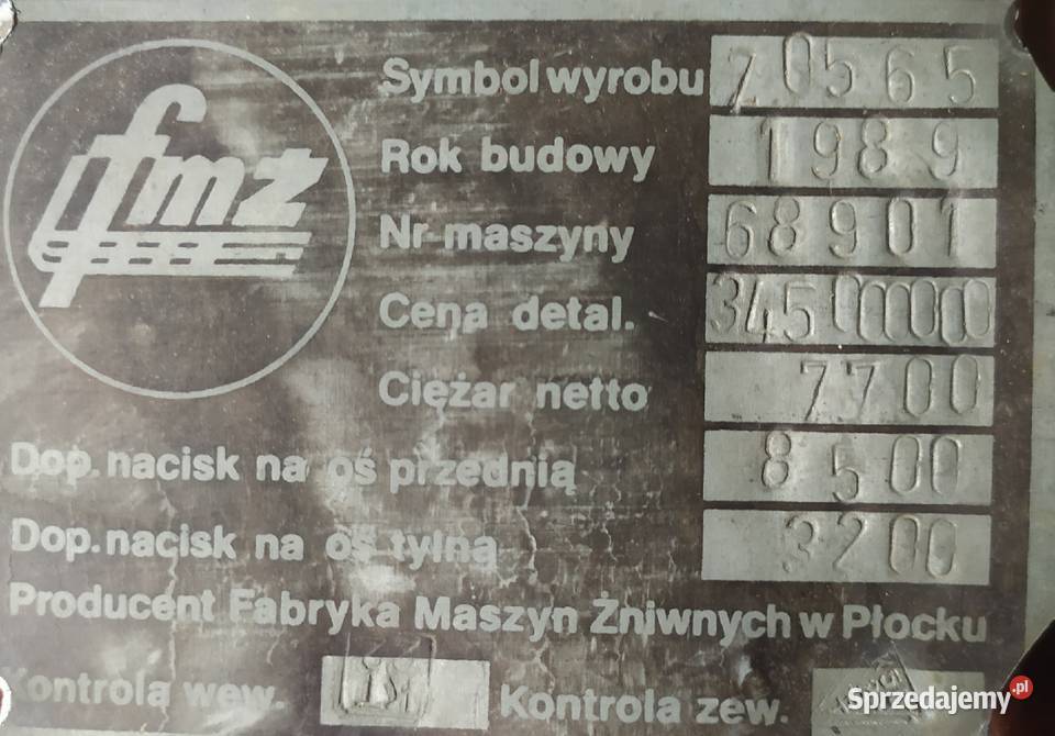 Kombajn zbożowy BIZON Z 056 Super Kombajny