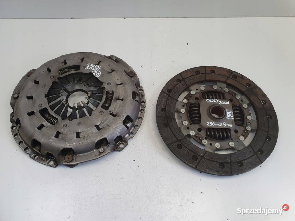 VW Caddy III 20 SDI SPRZĘGŁO tarcza docisk 9mm Chełm