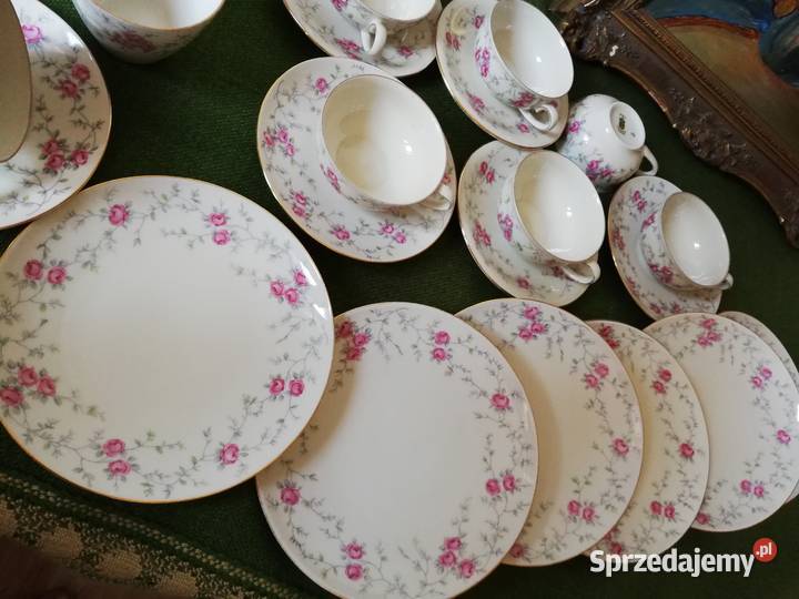 Porcelana sygnowana Schumann róże100 letnia małopolskie Gorlice