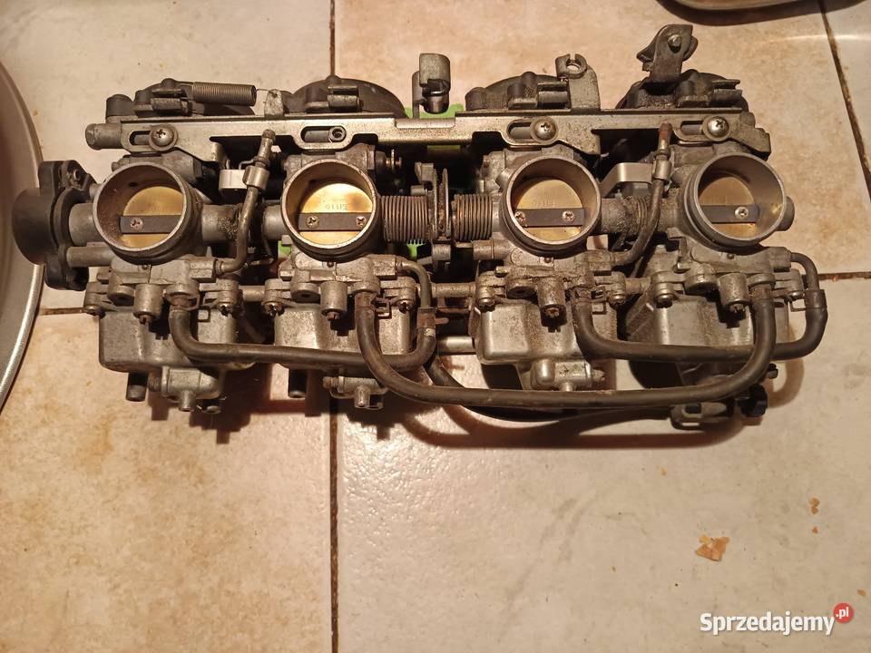 Gaźnik sprzęgło rury wydechowei kawasaki ZZR600