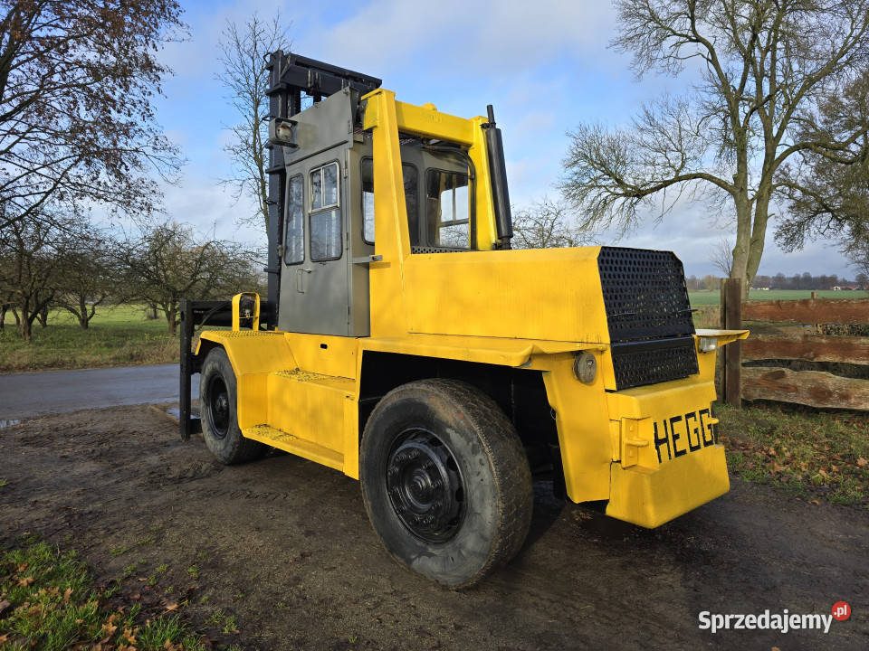 Wózek widłowy HEGG TRUCK 12 ton 5 m VOLVO Penta diesel Litwinki sprzedam