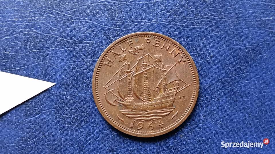 Stare monety 12 pens 1964 Anglia Lesko