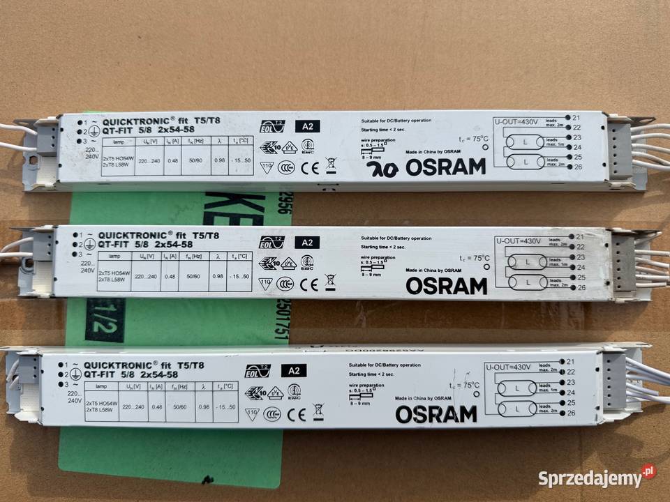 STATECZNIK OSRAM QUICKTRONIC FIT T5T8 2 X 54 58