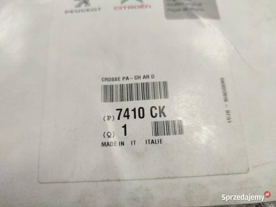 NAROŻNIK ZDERZAKA PRAWY TYŁ CITROEN JUMPER II sprzedam