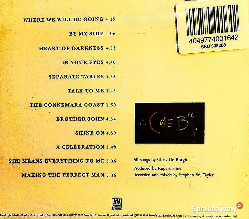 Album CD Chris De Burgh Power Of Ten CD Nowa podlaskie Łomża sprzedam
