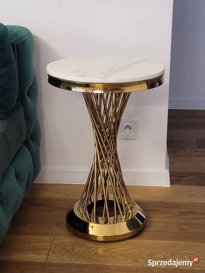 Stolik złoty Glamour AKANT Gierałtowiczki sprzedam