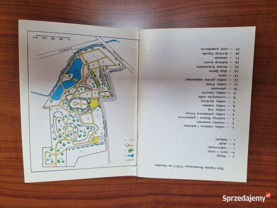 Ogród Botaniczny UMSC w Lublinie Przewodnik prl Lublin