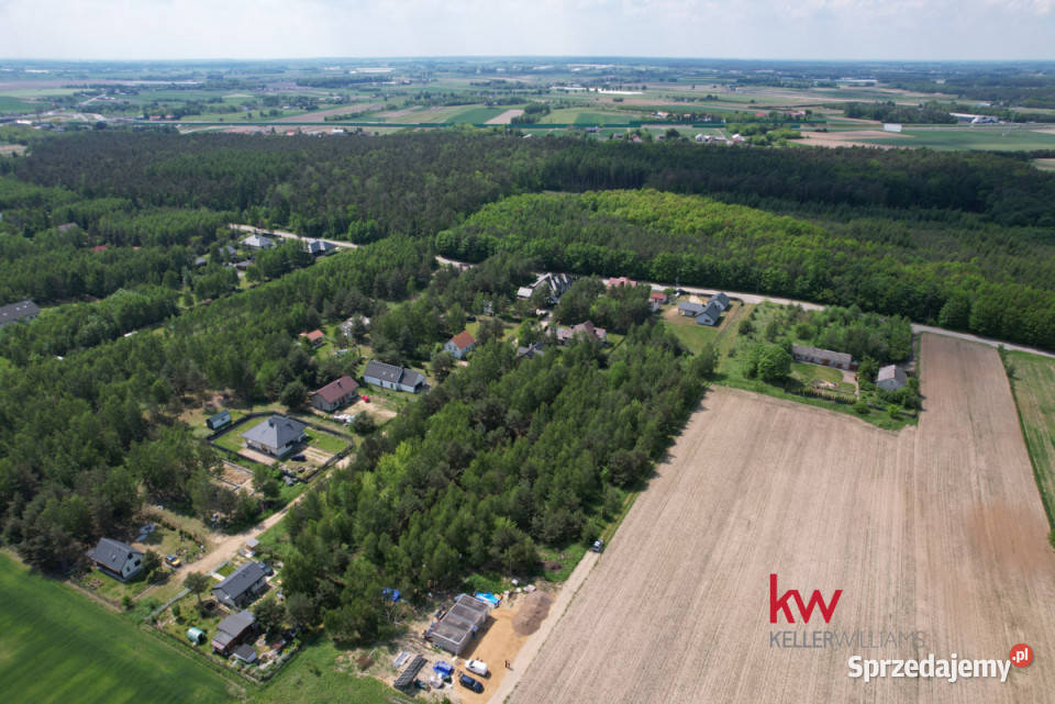 sprzedaży gruntu 1032 metry Załuski Leśna