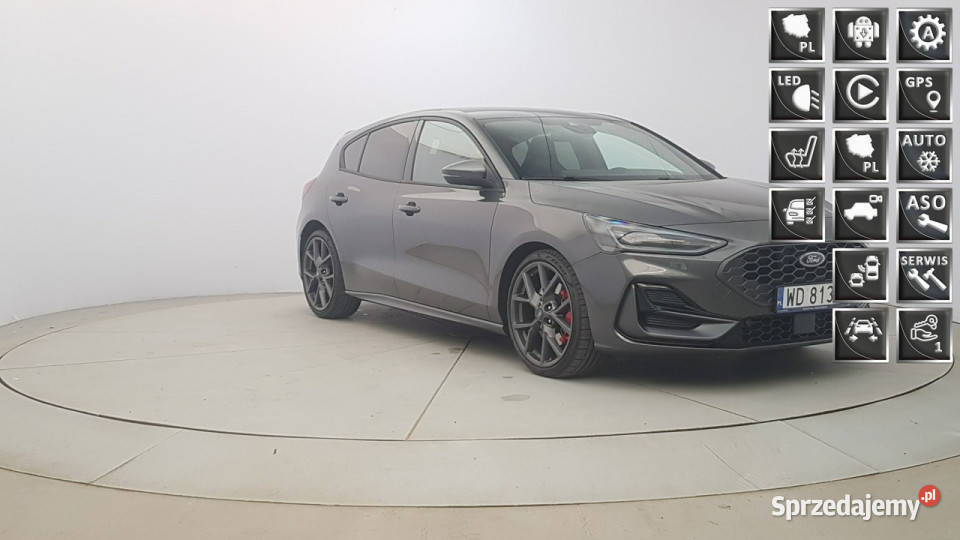 Ford Focus 23 EcoBoost ST X Z Polskiego Salonu szary Warszawa