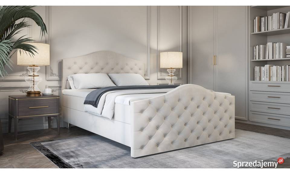 Łóżko Kontynentalne ROMA PRODUCENT wymiary Sosnowiec