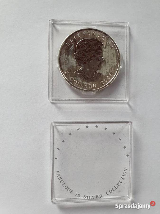 Kanadyjski Liść Klonowy 1 oz 2008 Kolekcja małopolskie Andrychów
